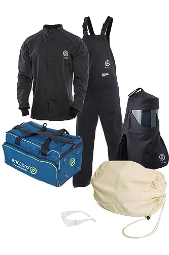 Premium Class 00 Insulated Electrical Gloves Kit, 500V AC / 750V DC, YellowWeaver Arborist Legacy Logging Belt & Suspenders - size: Medium