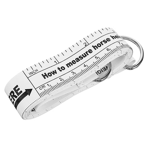 YARNOW 2.5m Horse Measuring Tape Flexible Soft Tape for Accurate Weight and Height Measurements of Livestock and Other Farm Animals
