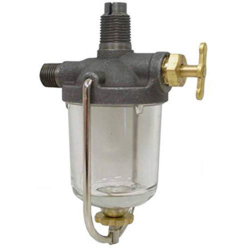 AA499R Original All-Fuel Style Sediment Bowl. Must be Used with a 3-Way Valve - Fits JD A, B, G & More Fits John Deere A AO AR B BO BR D G GP H