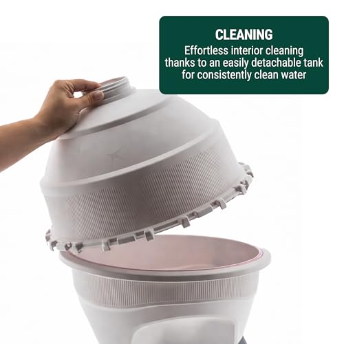 Hatching Time Automatic Poultry Drinker 6 Gallon 22.7 L – Gravity-Fed Chicken Waterer for Coop – UV-Stabilized Plastic Chicken Water Feeder – Easy-Clean, Top-Fill Water Dispenser for Chickens & Ducks