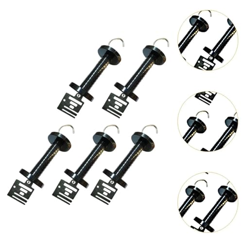 Electric Fence Gate Handle Spring 5-Pack Spring-Loaded Gate Handles, Replacement Parts for Garden & Farm Fences