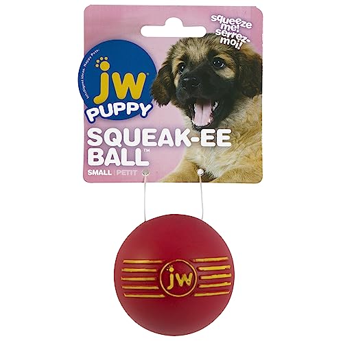 JW Squeak-ee Ball Puppy Toy - size: Small