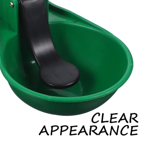 balacoo Automatic Cow Water Bowl Livestock Water Feeder with Anti-Splash Design Copper Valve for Cattle Horse Pig Sheep 12.99X9.05X5.51 Inch