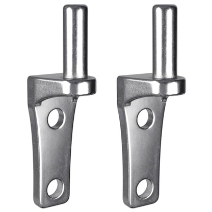 Insaga 2Pack Wall Mount Gate Hinge Cast Farm Gate Hinges Heavy Duty No Welding Design for Outdoor Chain Link Metal Fence Gates with 5/8'' Pin (Screws Not Included) - color: Wall hinge-B