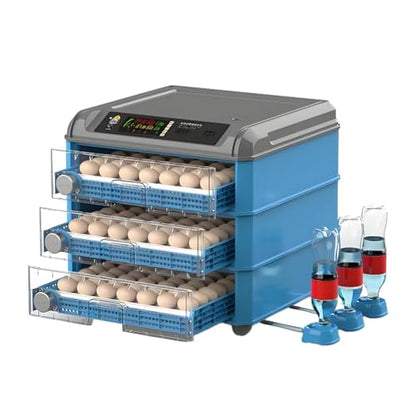 Egg Incubator with Automatic Turning and Humidity Control, Digital Display for Hatching Chicken, Duck, and Quail Eggs - Adjustable 300 Egg Capacity - size: 192