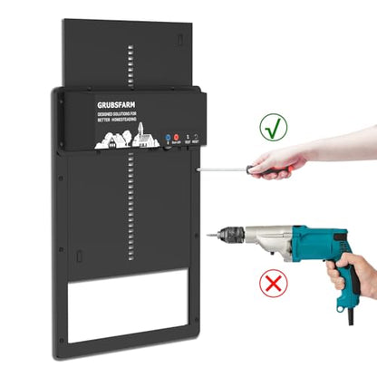 Aluminum Automated Chicken Coop Door Charger