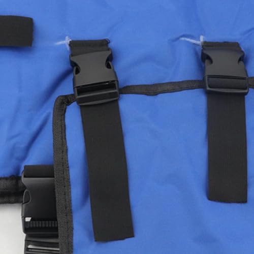 Calf Warming Blanket Jacket Blue Cold Weather Protection Fleece Lined Comfortable Calf Coat- Thicken Universal
