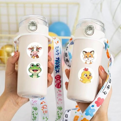 1000 Pcs Cute Animal Stickers for Boys and Girls.Waterproof Vinyl Sticker Packs for Water Bottles Phone Case Laptop Book.2 Roll 1 Inch Kawaii Stickers Bulk - color: Cute Animal