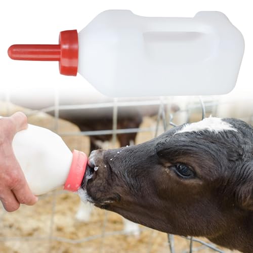 Large Capacity Calf Milk Pots Detachable Nipples Farm Animal Feeding Bottle Calf Feeding Supply Easyly Calf Nursing Bottle