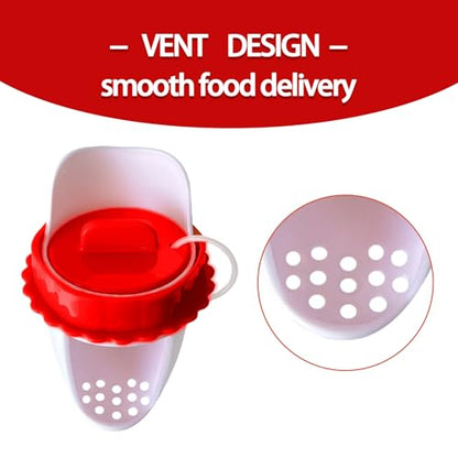 Chicken Feeder Port Kit –4 Pack Automatic Poultry Feeder Cups for Buckets & Bins, No Waste Rainproof DIY Chicken Feeders for Hens, Ducks & Other Poultry - size: 4-Pack