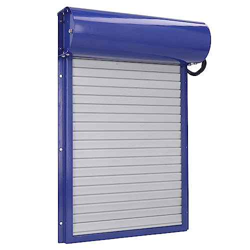 Pilipane Automatic Chicken Coop Door Solar Powered Programmable Timer Control Aluminum Chicken Door for Poultry Safety Iron Sheet Metal Plastic 37x24.7cm
