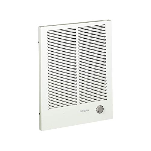 Broan-NuTone, White 198 High Capacity Wall Heater, Painted Grille, 4000/2000 Watt 240 VAC, 2000/4000 - style: 4000/2000 Watt