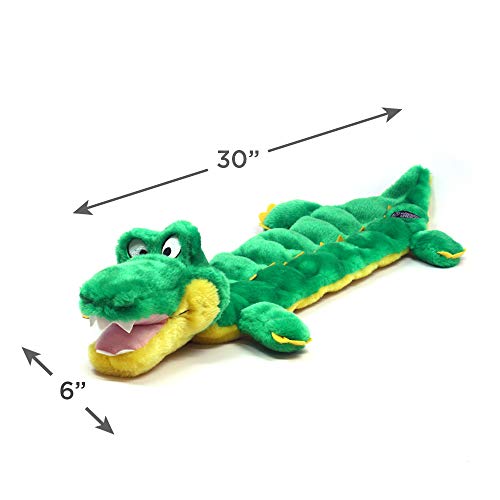 Outward Hound Squeaker Matz Plush Gator Dog Toy, XL - size: X Large (Pack of 1)