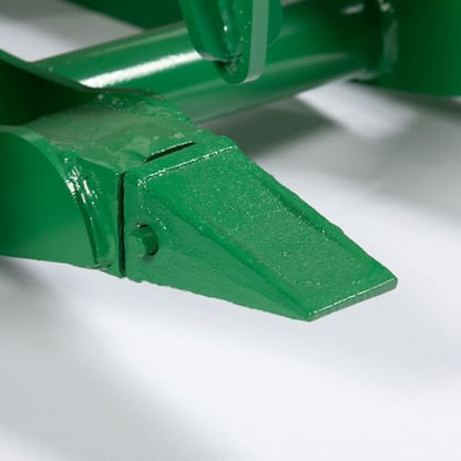 Titan Attachments Extreme Root Grapple Rake Attachment, Global Euro Connection, Heavy-Duty Rake Attachment, Twin 3,000 PSI Cylinders, Replaceable Forged Steel Teeth - size: Rake Length: 84"