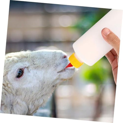 YARNOW 1set Goat Bottle Livestock Feeding Kit with Pacifiers for Includes Bottles Pacifiers Convenient for Farmers Easy Filling