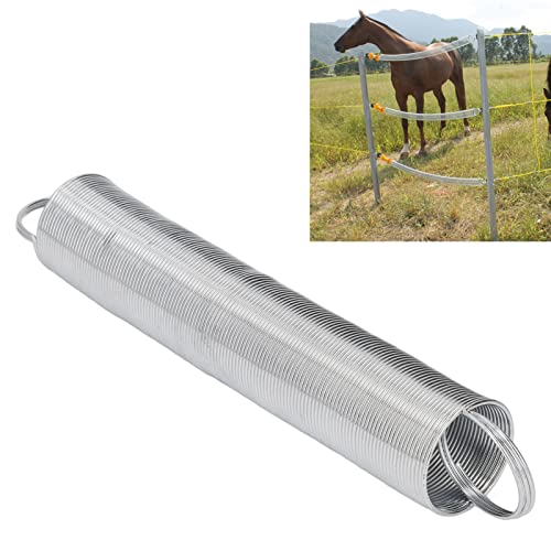 2 Pieces Extension Spring, Electric Fence Gates Stainless Steel 16 Feet Fence Spring Gate Closer for Livestock Pastures ﻿
