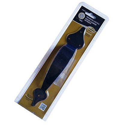 Nuvo Iron GHW10 10" Ornamental Gate Pull Handle, 1 Count (Pack of 1), Black