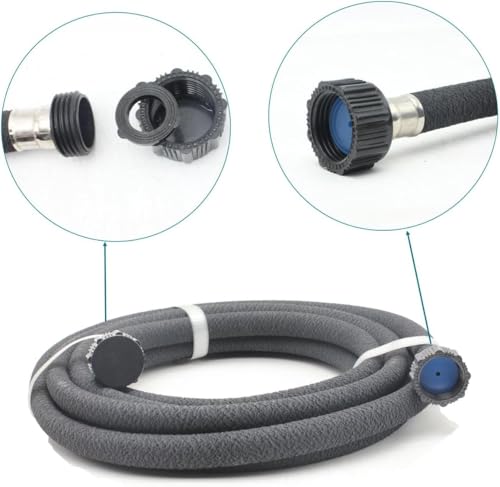 Soaker Hose 5/8" 50ft Rubber Garden Soaker Hoses, Water Seeper Round Drip Hose, Heavy Duty Drip Irrigation Hose For Vegetable, Lawn, Plants and Trees Watering - size: 5/8inch 50ft