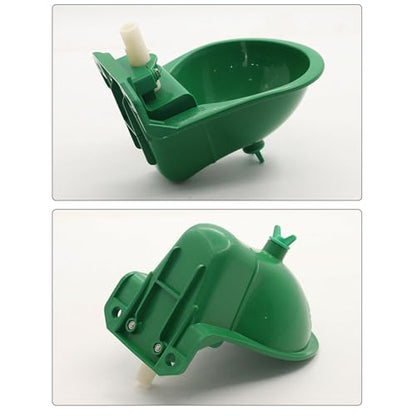 Sheep Water Bowl Automatic Drinking Waterer Float Valves Touch Switching Water Dispenser for Goat Cattle Horse Piglets ABS Animal Drinking Bowl