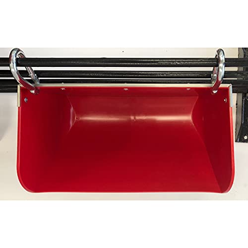 KANE Hanging Feeder with Guard, Red - color: Red