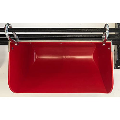 KANE Hanging Feeder with Guard, Red - color: Red