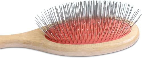 Mars Coat King Professional Grooming Brush for Dog and Cats. (9", 1" stainless steel Pins) - color: 1 " stainless steel Pins, size: 9"