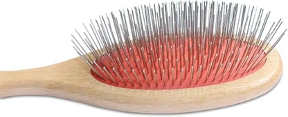 Mars Coat King Professional Grooming Brush for Dog and Cats. (9", 1" stainless steel Pins) - color: 1 " stainless steel Pins, size: 9"