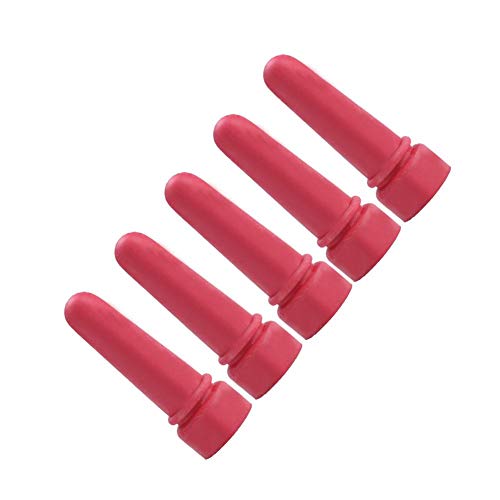 Cow Feeding Nipple, 5pcs Personalized Durable 6.9cm Length Rubber Milk Drink Nipples Animal Feeding Supplies
