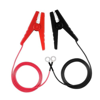Toddmomy Charging Cable for Electric Netting Fence Solar Fence Charger Kit Jump Cable Clips