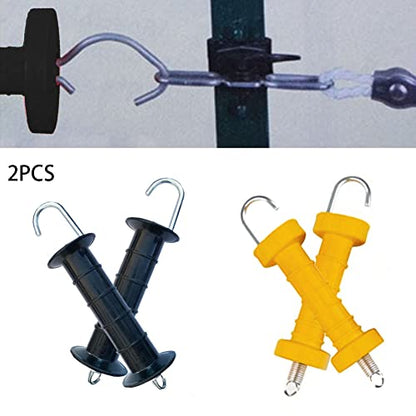 2pcs Fence Gate Handles, Safe Electric with Spring Fence Gate Handle Durable Garden Supplies Stable