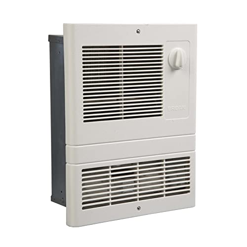 Broan-NuTone 9810WH High Capacity Wall Heater, White Grille, 1000-Watts, 120/240V - style: 1000W