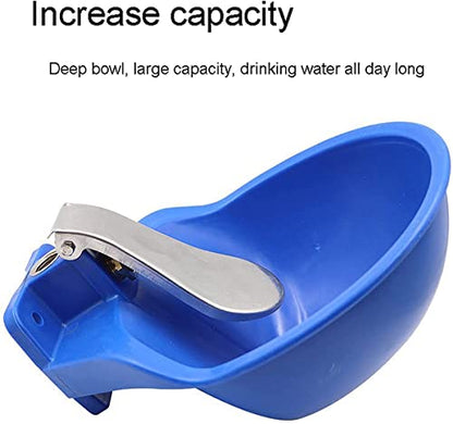 Water Trough Livestock Drinking Bowl with Float Valve for Horses, Cattle, Goats, Sheep, and Pigs - Automatic Water Supply for Livestock