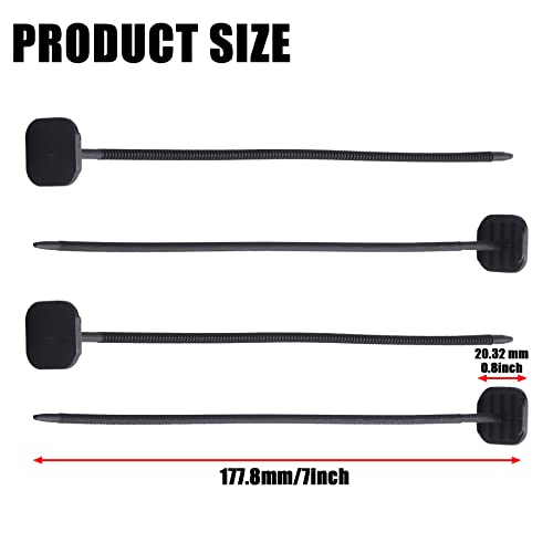 ORAEVY Fan Mounting Kit, Electric Radiator Fan plastic rods Installation Kit Compatible Mount hold Radiator Spal fan, Electric Cooling Fan and Transmission Cooler