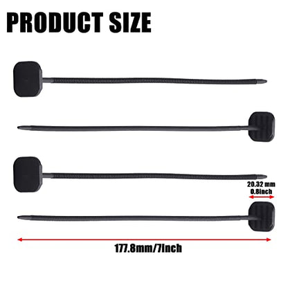 ORAEVY Fan Mounting Kit, Electric Radiator Fan plastic rods Installation Kit Compatible Mount hold Radiator Spal fan, Electric Cooling Fan and Transmission Cooler
