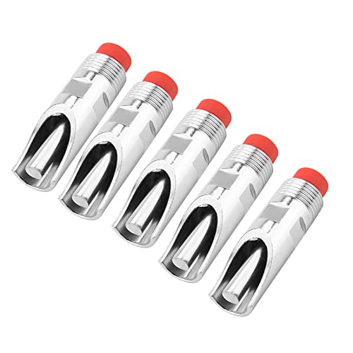 ViaGasaFamido 5pcs Automatic Pig Waterer Stainless Steel Nipple Drinker for Horse Cattle Goat Sheep Livestock Drinking Fountain 20mm