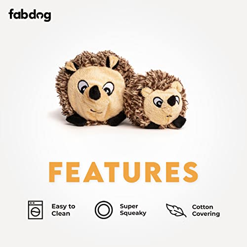 fabdog Hedgehog faball Squeaky Dog Toy (Large) - color: Hedgehog, size: Large