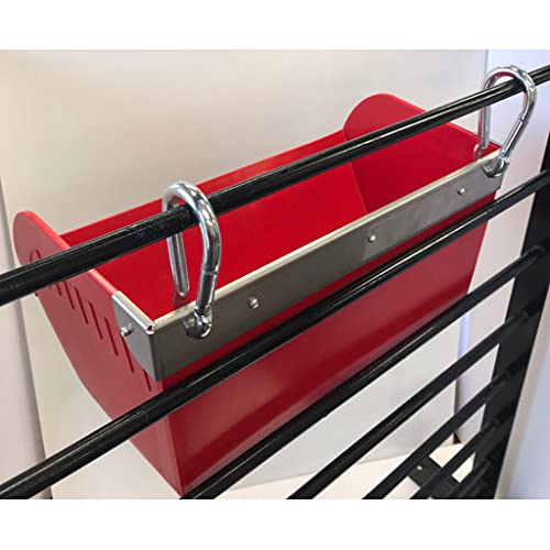 KANE Hanging Feeder with Guard, Red - color: Red