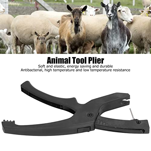 Livestock Ear Tag Pliers, Universal Puncher Livestock Tagger, Metal Animal Tagging Tool for The Identification of Small Livestock Such As Pigs, Sheep and Deer