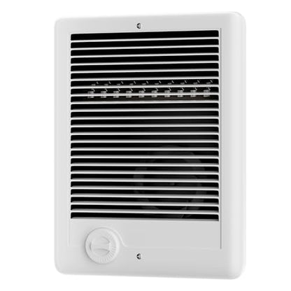 Electric Wall Heater Complete Unit with Thermostat, Model CSC101TW, 1000 Watt, 120 Volt, White