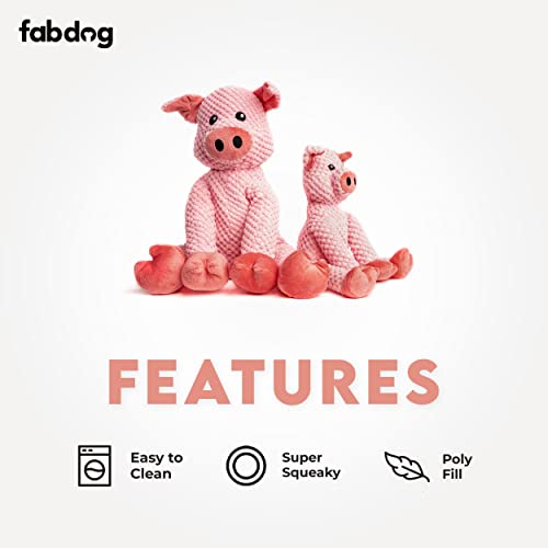 fabdog, inc. Floppy Pig Dog Toys (Small), Large Breeds - color: Pig, size: Small