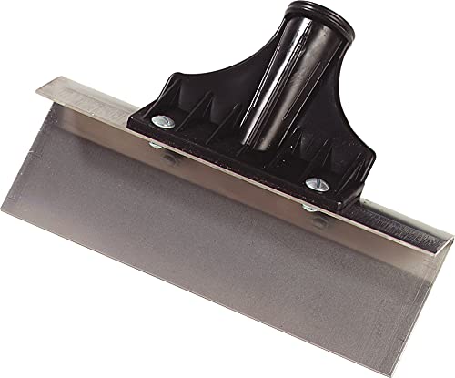 SPARTA Flo-Pac Floor Scraper with Handle Socket for Cleaning, 8 Inches, Black, (Pack of 12) - style: 12 Pack