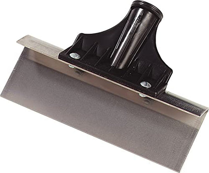 SPARTA Flo-Pac Floor Scraper with Handle Socket for Cleaning, 8 Inches, Black, (Pack of 12) - style: 12 Pack