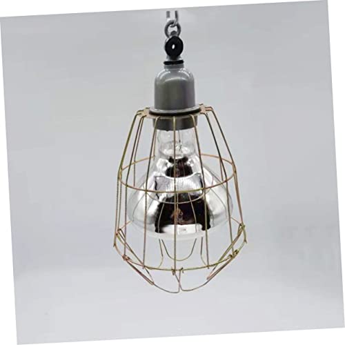3pcs Wear-Resistant Bulb Cover for Heating Lamps Light Bulb Cage for Livestock Reptiles and Chickens Easy to Install Material Design