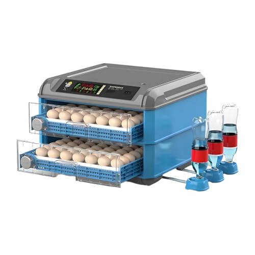 Egg Incubator with Automatic Turning and Humidity Control, Digital Display for Hatching Chicken, Duck, and Quail Eggs - Adjustable 300 Egg Capacity - size: 128