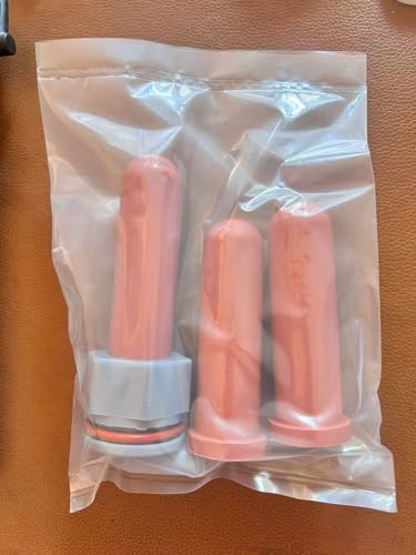 3PCS Calf Feeder Pacifier with Fixed Base for Feeding Milk Bucket Cow Nipple Calves Teats Soft Rubber Feeding Teats for Cattle Horse Donkey