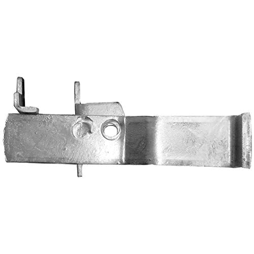Jake Sales 2-1/2 Inch Chain Link Fence Single Gate Fulcrum Latch. Fits 1-5/8inches or 1-7/8inches Gate Frame. Latches to 2-1/2inches Post. Galvanized for Corrosion Protection. - size: 2-1/2 Inch