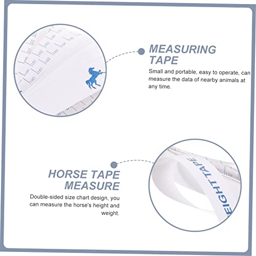 DOITOOL Multi-use Horse Measuring Stick Horse Tape Measure for Weight Height Chest Leg Easy to Carry