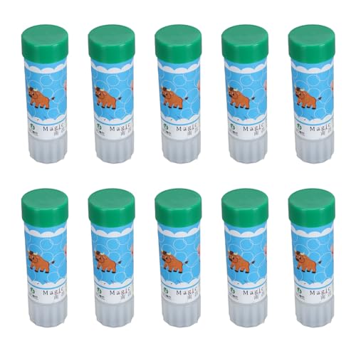 10pcs Livestock Marker Crayon, Pig Marking Crayon Set, Long Lasting Animal Marker Crayon with Lipstick Style Rotation for Pigs Sheep Cattle, Safe Water Soluble Wax (Green) - color: Green