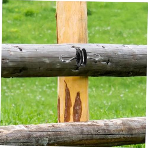 4pcs Electric Fence Insulator Kit with Dual for Posts Connection for Ranch and Garden Fencing Prevents Electrical Leakage Reusable and