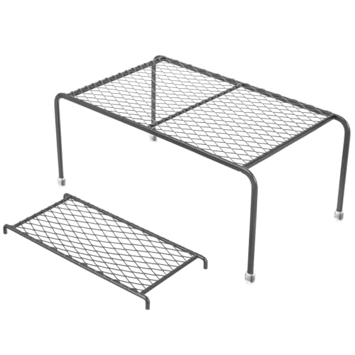 balacoo Rutin Chicken Coop Platform with Ladder Hollow-Out Iron Roosting Rack for Poultry Care Indoor Outdoor Habitat Supply 10.62X5.90X4.52 Inches